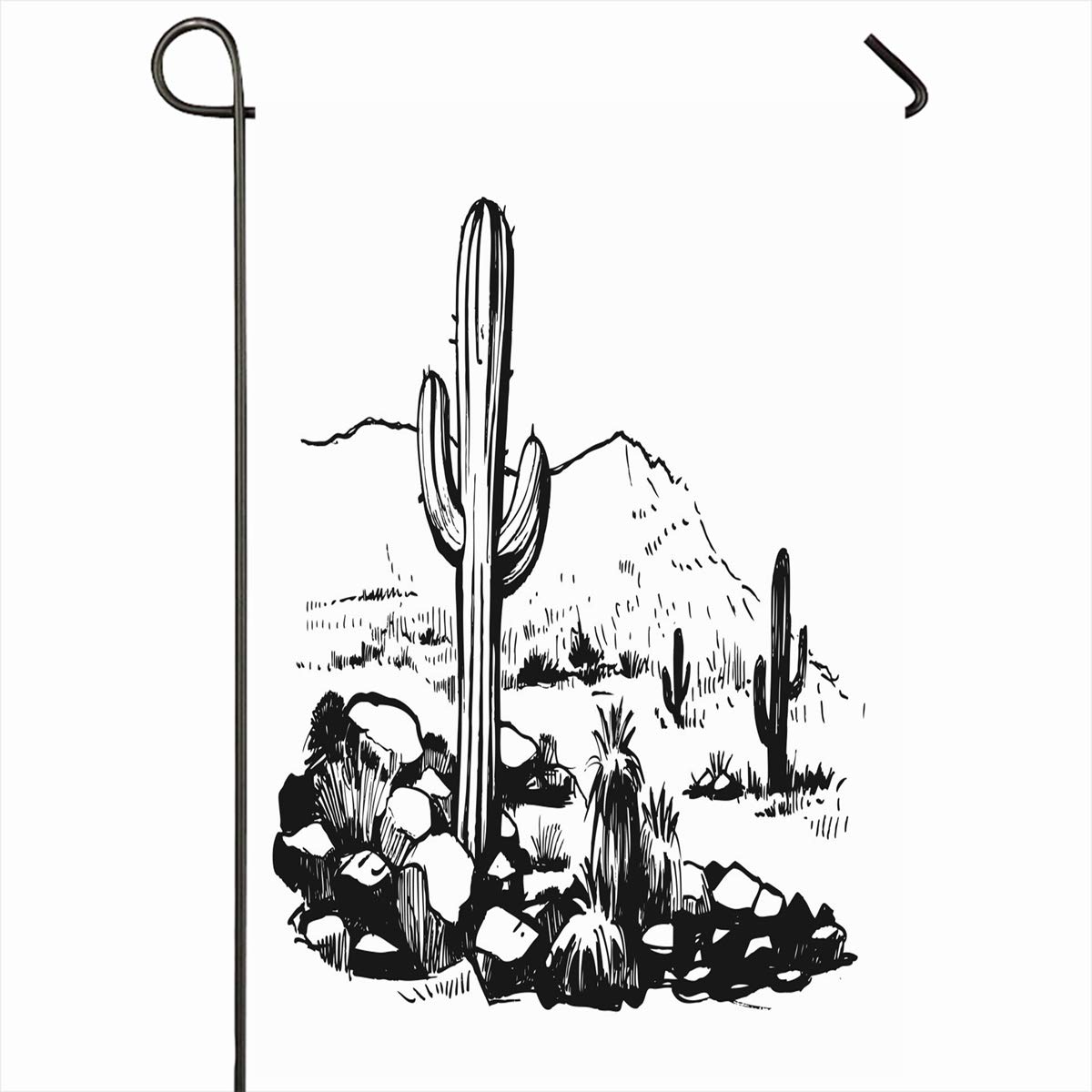 1200x1200 Ahawoso Outdoor Garden Flags Inch Sketch