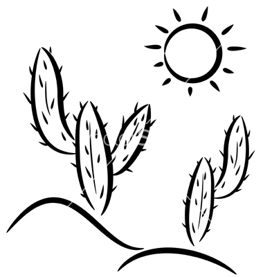 380x400 Desert Clipart