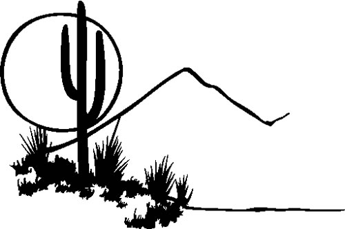 500x332 Desert Scene Decals And Stickers, The Home Of Quality Decals