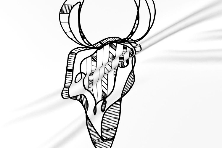 750x500 Desert Skull Wallpaper