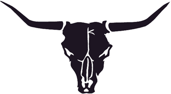 350x193 Cow Head Skull Clipart
