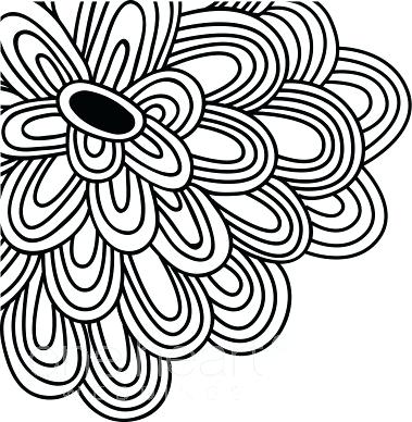 379x388 Flower Drawing Clipart Flower Drawings For Kids Library Flower