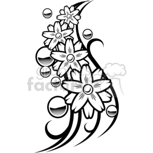 300x300 Flower Balls Tattoo Design Clipart Royalty Free Clipart