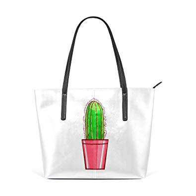 395x395 malplena colored drawing cactus designer handbags for women soft