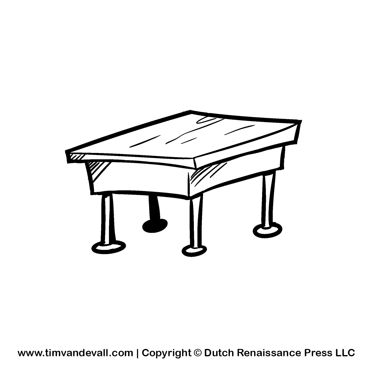 1200x1200 Desk Drawing Student Desk For Free Download