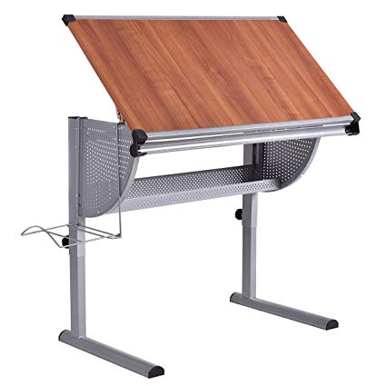 425x425 Tangkula Drafting Table Drawing Desk Adjustable Art