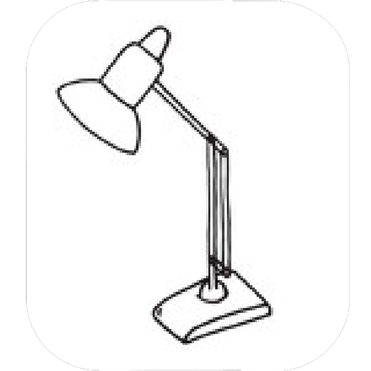 Desk Lamp Drawing Free download on ClipArtMag