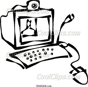 300x298 Desktop Computer Systems Vector Clip Art