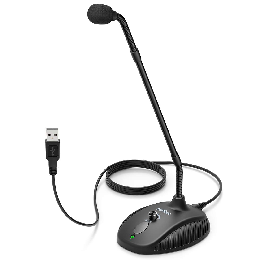 1100x1100 Computer Microphone,fifine Desktop Gooseneck