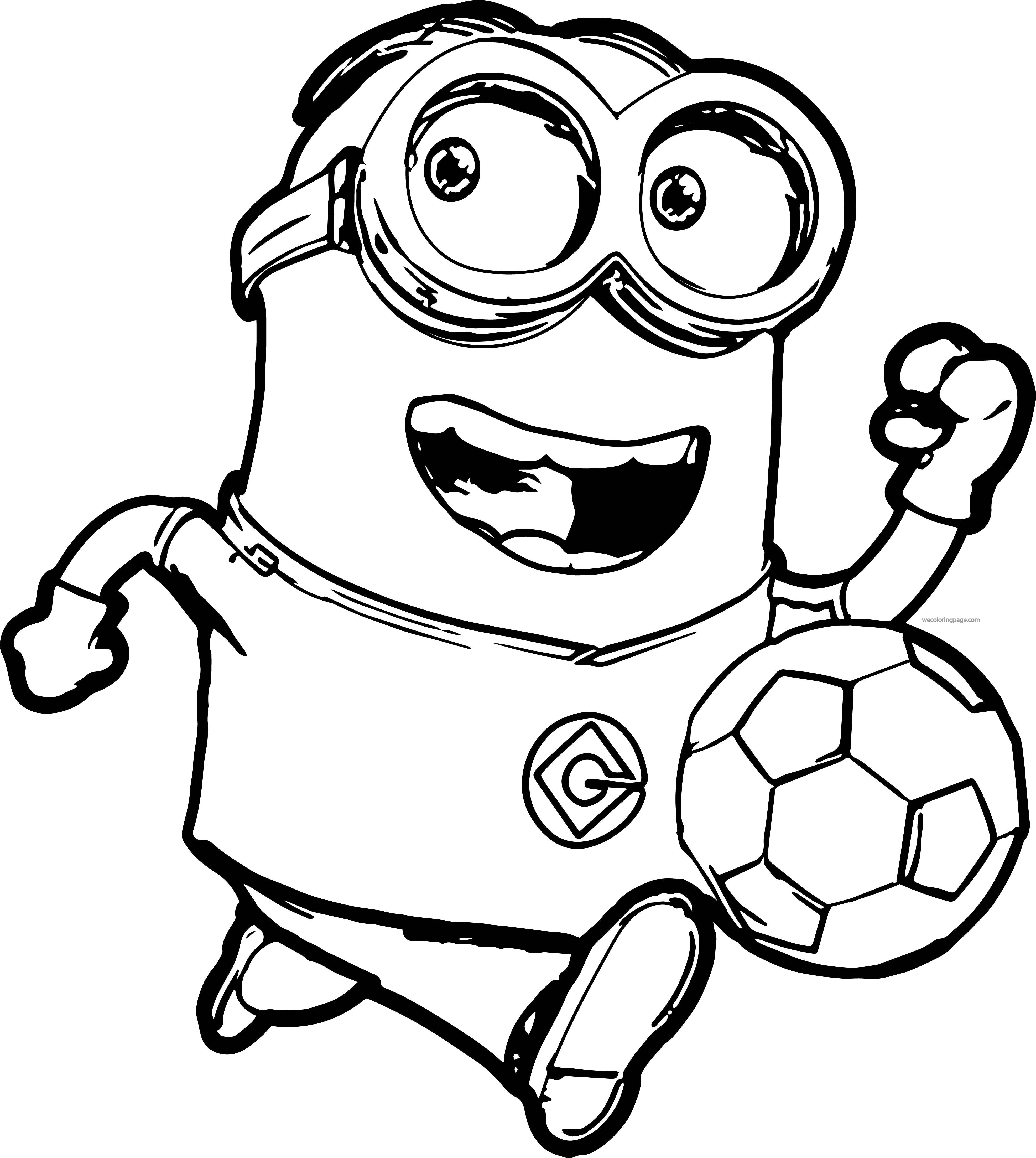 3945x4408 Minion Coloring Pages Kevin