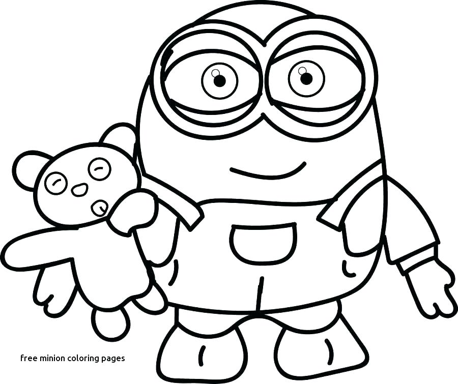 900x755 Despicable Me Coloring Pages To Print Pictures Free Minion Co