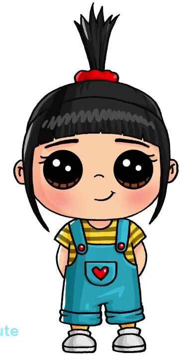388x720 Chibi Style Agnes From Despicable Me