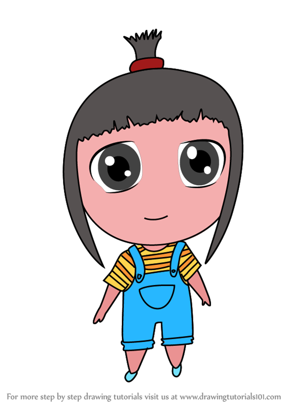 567x800 Learn How To Draw Chibi Agnes From Despicable Me