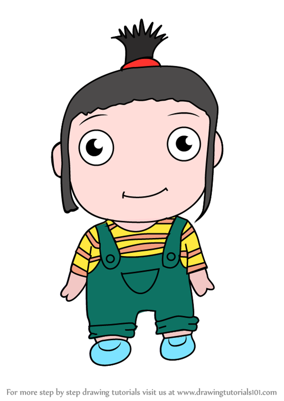 566x800 Learn How To Draw Kawaii Agnes From Despicable Me