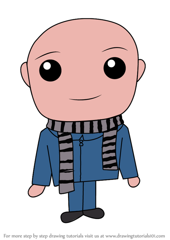 567x800 Learn How To Draw Kawaii Gru From Despicable Me