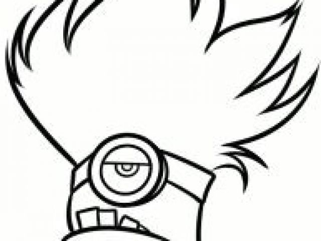 640x480 despicable me easy drawings best minion drawing images minion