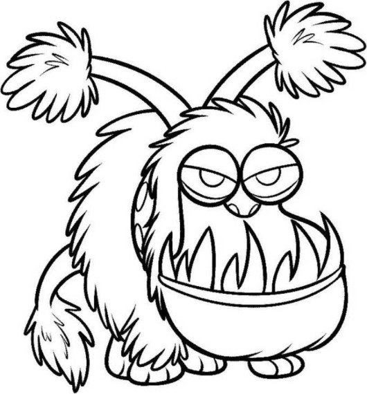 530x570 Despicable Me Unicorn Coloring Page