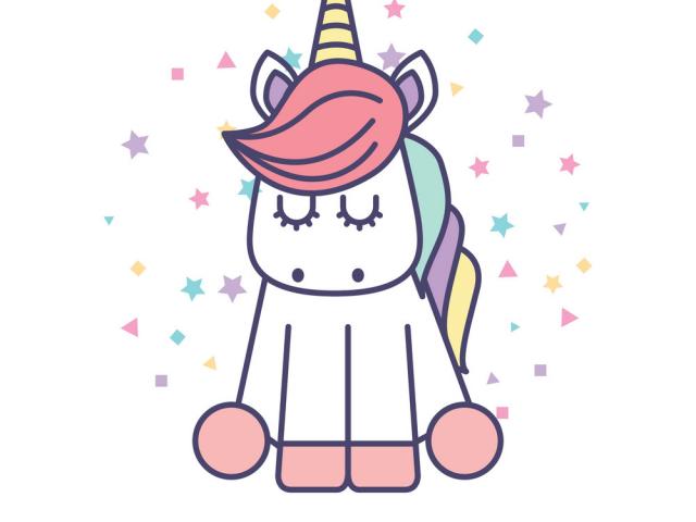 640x480 Free Drawn Unicorn, Download Free Clip Art