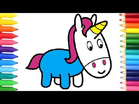 480x360 Despicable Me How To Draw Unicorn Coloring Pages Kids Learn