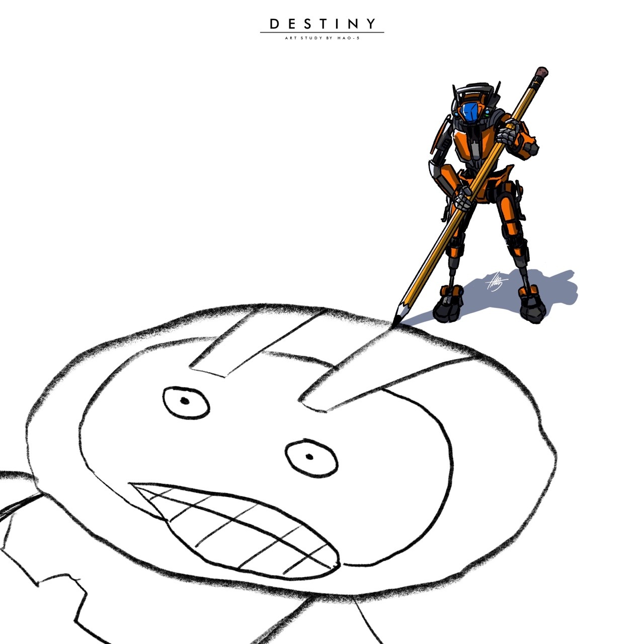 Destiny Ghost Drawing | Free download on ClipArtMag