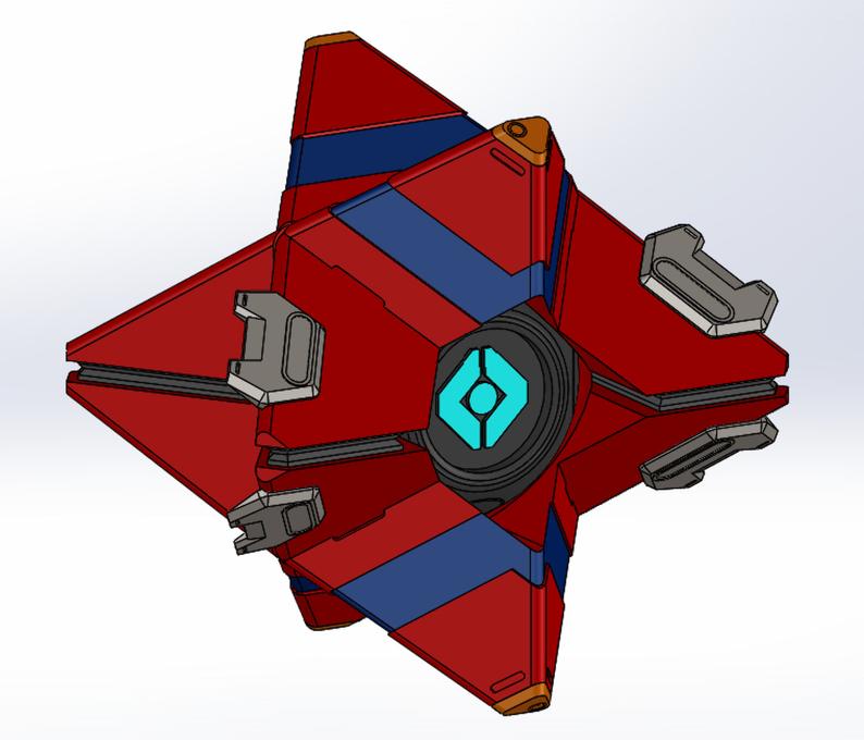 794x680 Printable Miniature Destiny Ghost Ornament Etsy