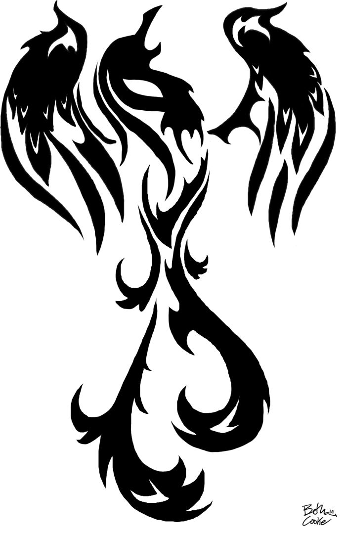 700x1080 tats rising phoenix tattoo, tribal
