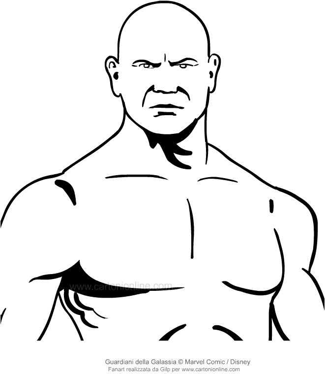 661x760 drawing drax the destroyer