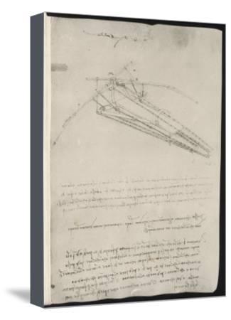 325x450 Sketch Of A Design For A Flying Machine Giclee Print