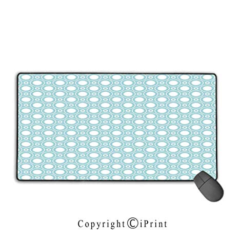 466x466 Game Speed Version Medium Cloth Mouse Pad, White