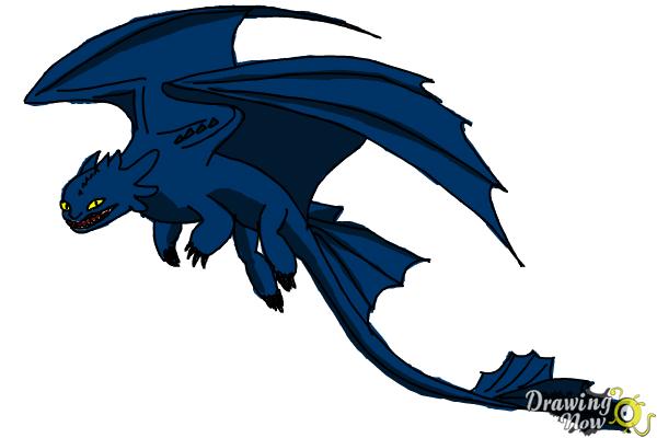 600x400 How To Draw A Dragon Step