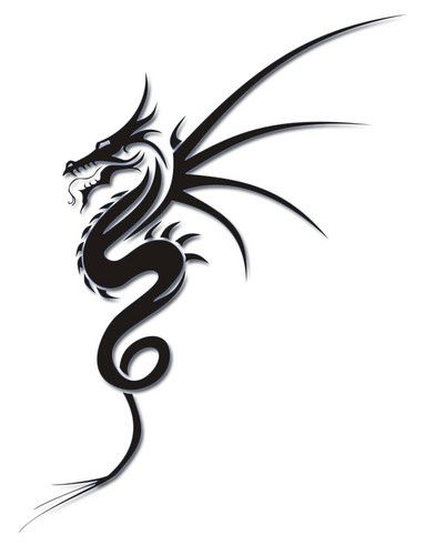 383x500 Image Detail For Tribal Dragon Tattoo Tattoos Dragon Tattoo