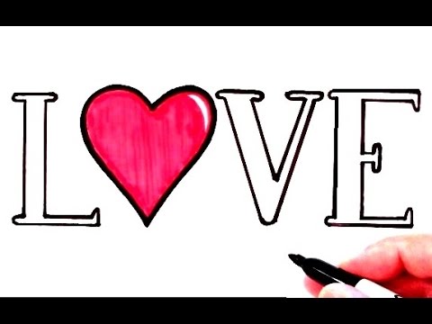 480x360 How To Draw Love With A Heart