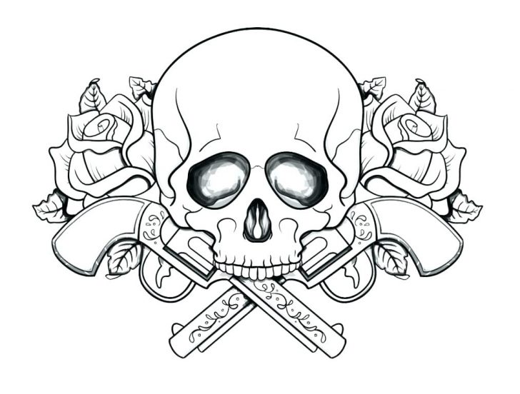 728x552 Sugar Skull Coloring Pages For Adults Detailed Colouring Wonderful