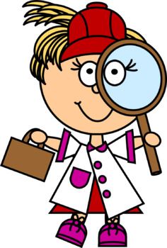 236x350 Detective Or Scientist Kids Clip Art In Science Fair Art