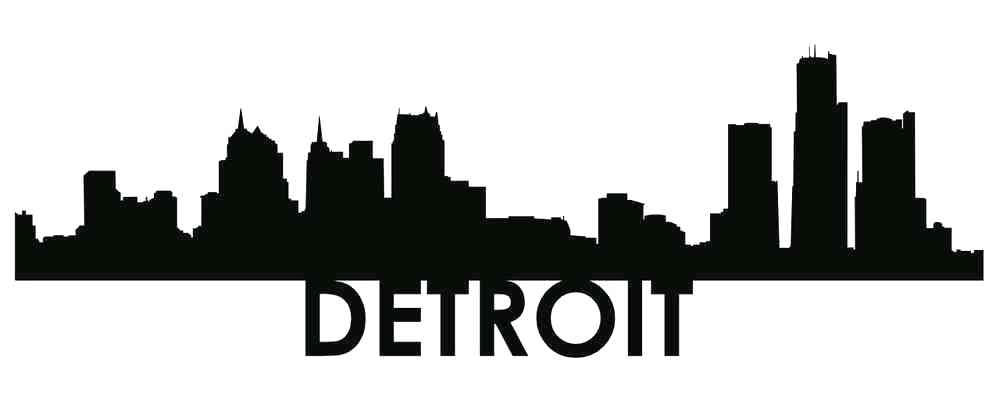 Detroit Skyline Drawing | Free download on ClipArtMag