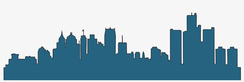 820x278 Detroit Skyline Silhouette