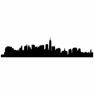 320x320 Hd City Skyline Silhouette Png