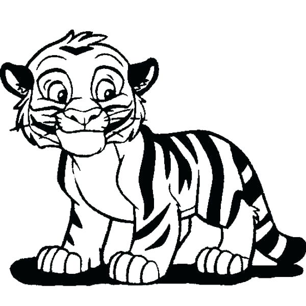 600x600 Tigers Drawing At Free For Personal Use Tigers Drawing Coloring