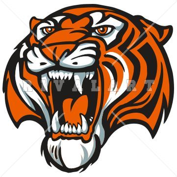 361x361 Tiger Paw Clip Art Tigers Mascot In Color Our Products Mascot