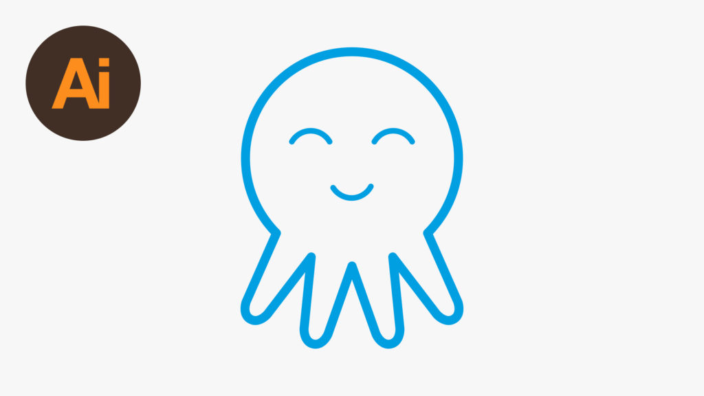 1024x576 Drawing A Vector Octopus Icon In Illustrator