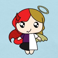 190x190 Angel Vs Devil Women's Vintage Sport T Shirt Spreadshirt