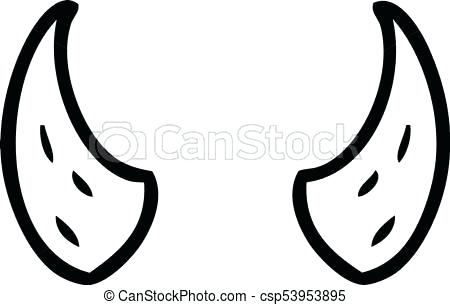 450x305 Drawing Of A Devil Angel Line Drawing License Personal Use Little