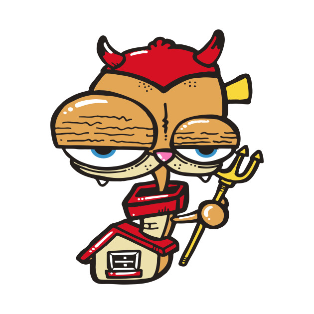 630x630 Cartoon Mascot T Shirt Devil