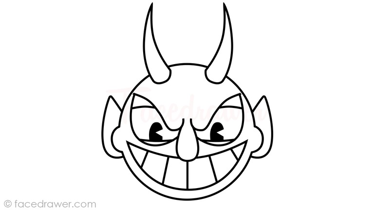 768x432 How To Draw The Devil From Cuphead Step