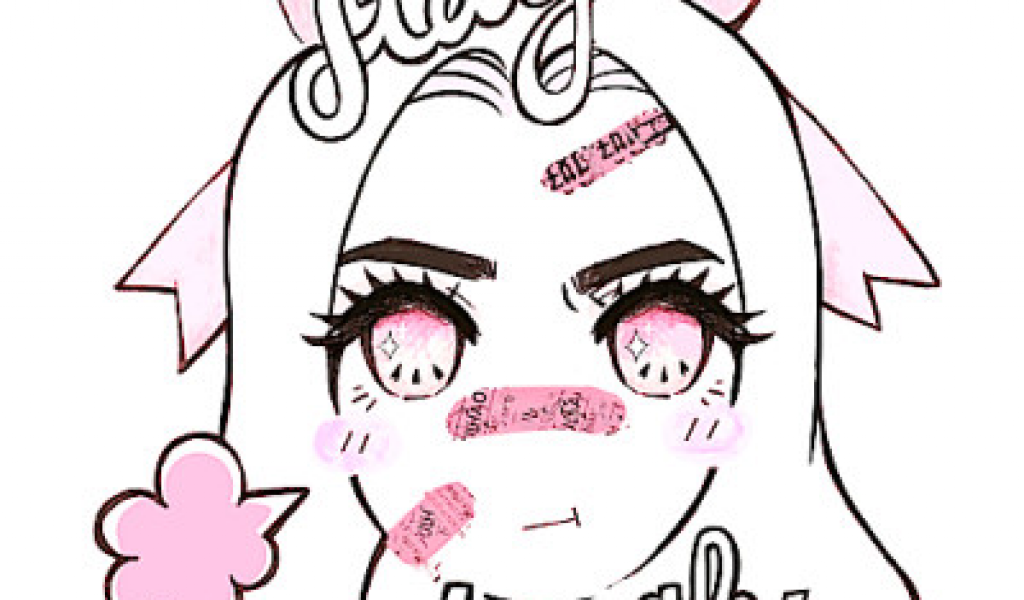 1024x600 devil drawing tumblr bandaid girl tumblr troller us