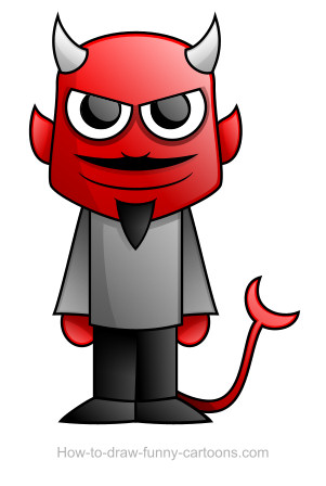 301x448 Devil Drawing