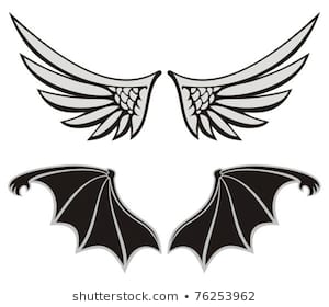 300x280 Huge Collection Of 'devil Wings Drawing' Download More Than