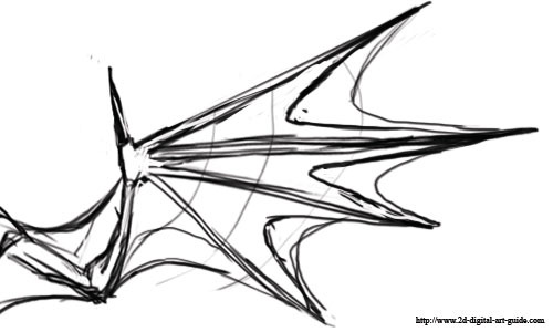 500x300 Draw Devil Wings