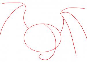 302x213 Draw A Devil Heart, Step