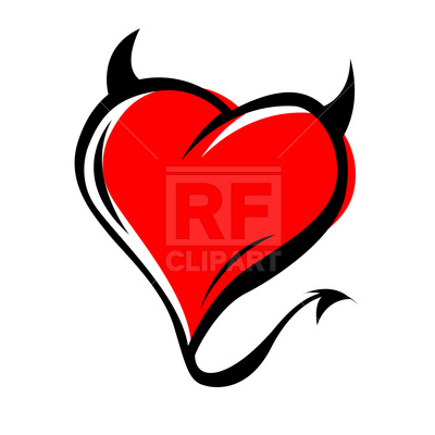 400x400 Devil's Heart Vector Image Of Icons And Emblems Prague